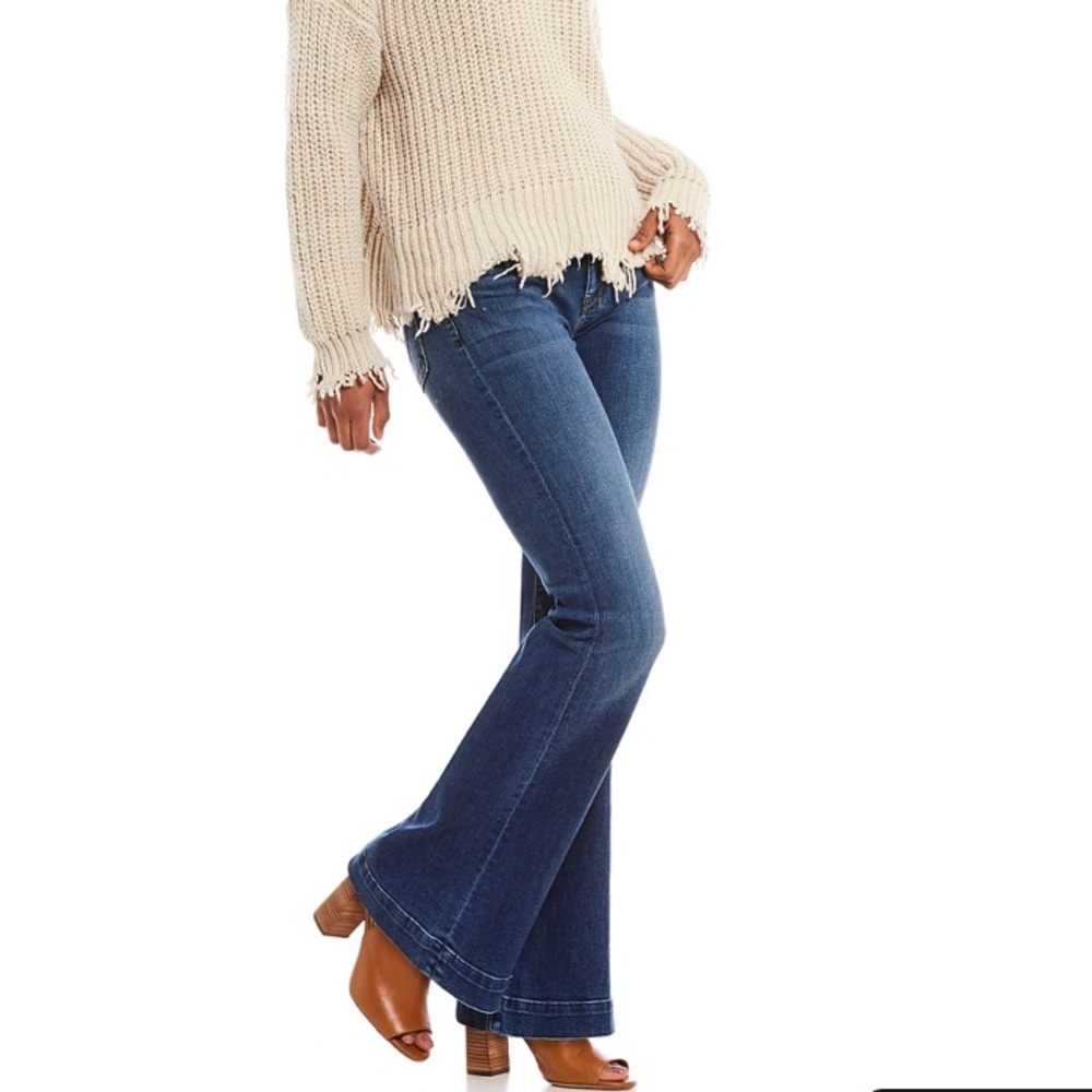 💐🌸BNWT 7 For All Mankind Tailorless Dojo Flare🔥